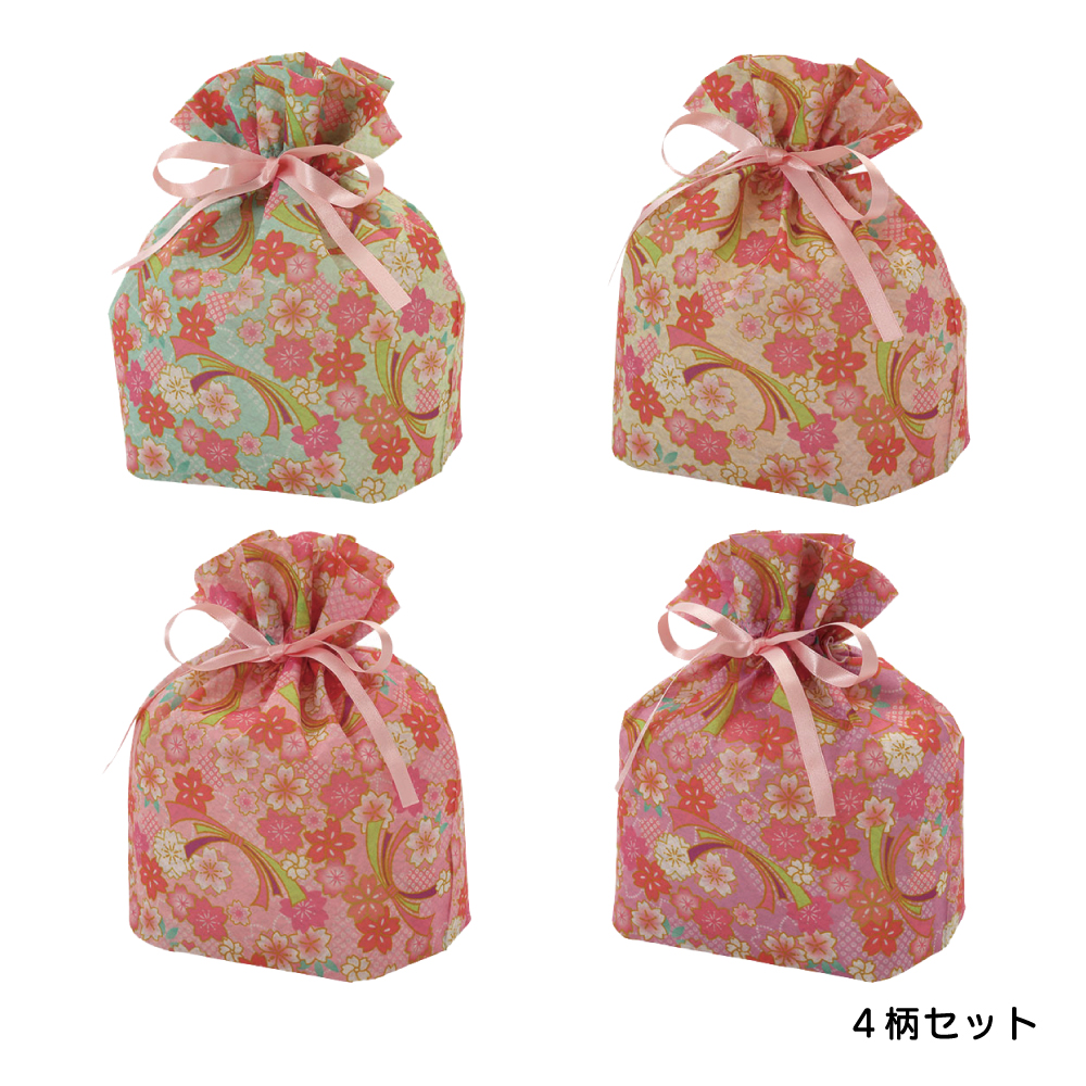 巾着　リボン　小　熨斗さくら柄セットＦＰ