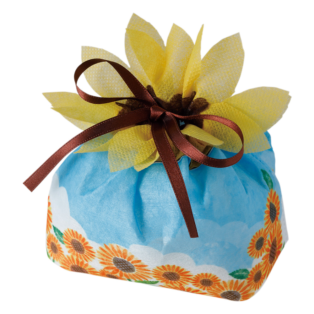 お花巾着ミニ　ひまわりスカイＦＰ